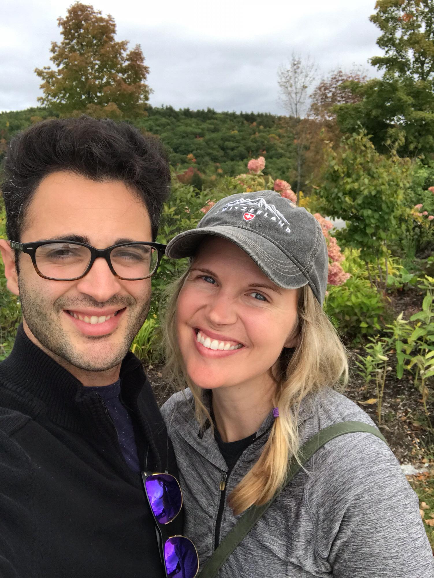 I was so thrilled to show George my home away from home- Maine! <3 This is at Stephen King's Farm.