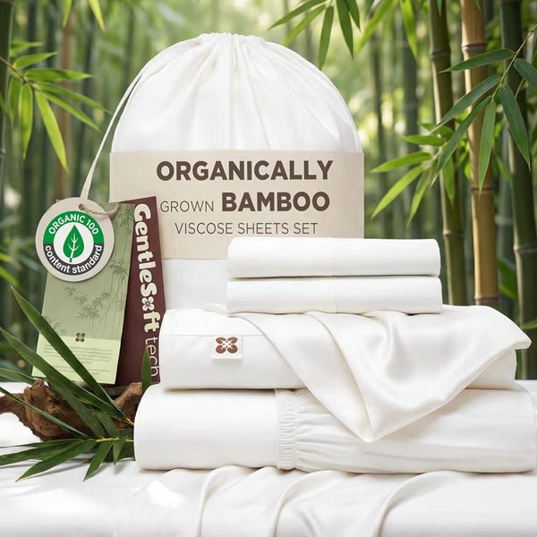 King Sized Ivory- Bedsure Bamboo Viscose Sheets