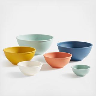 Aubin Bamboo Fiber Colorful Bowls, Set of 6