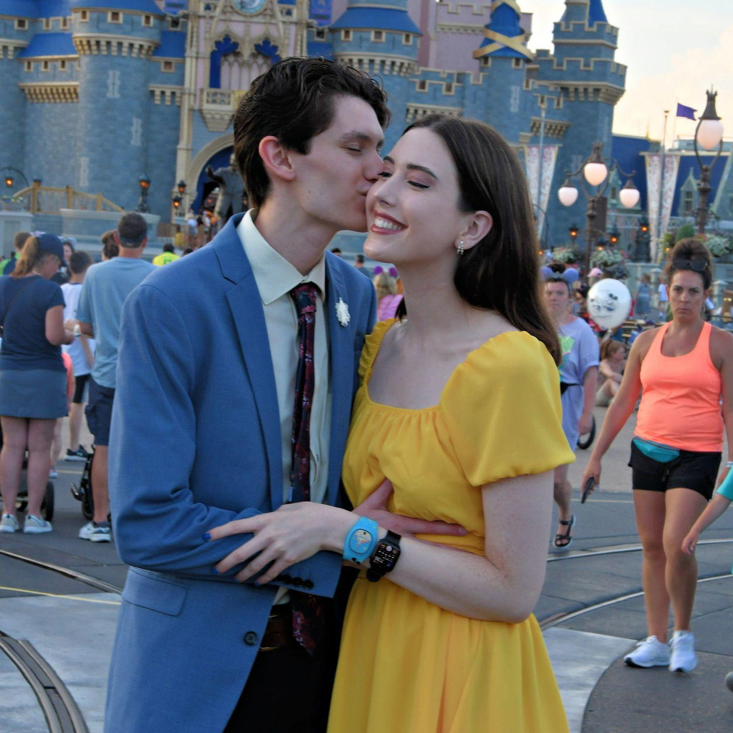 Margo and William the evening before the Beauty and The Beast dinner.