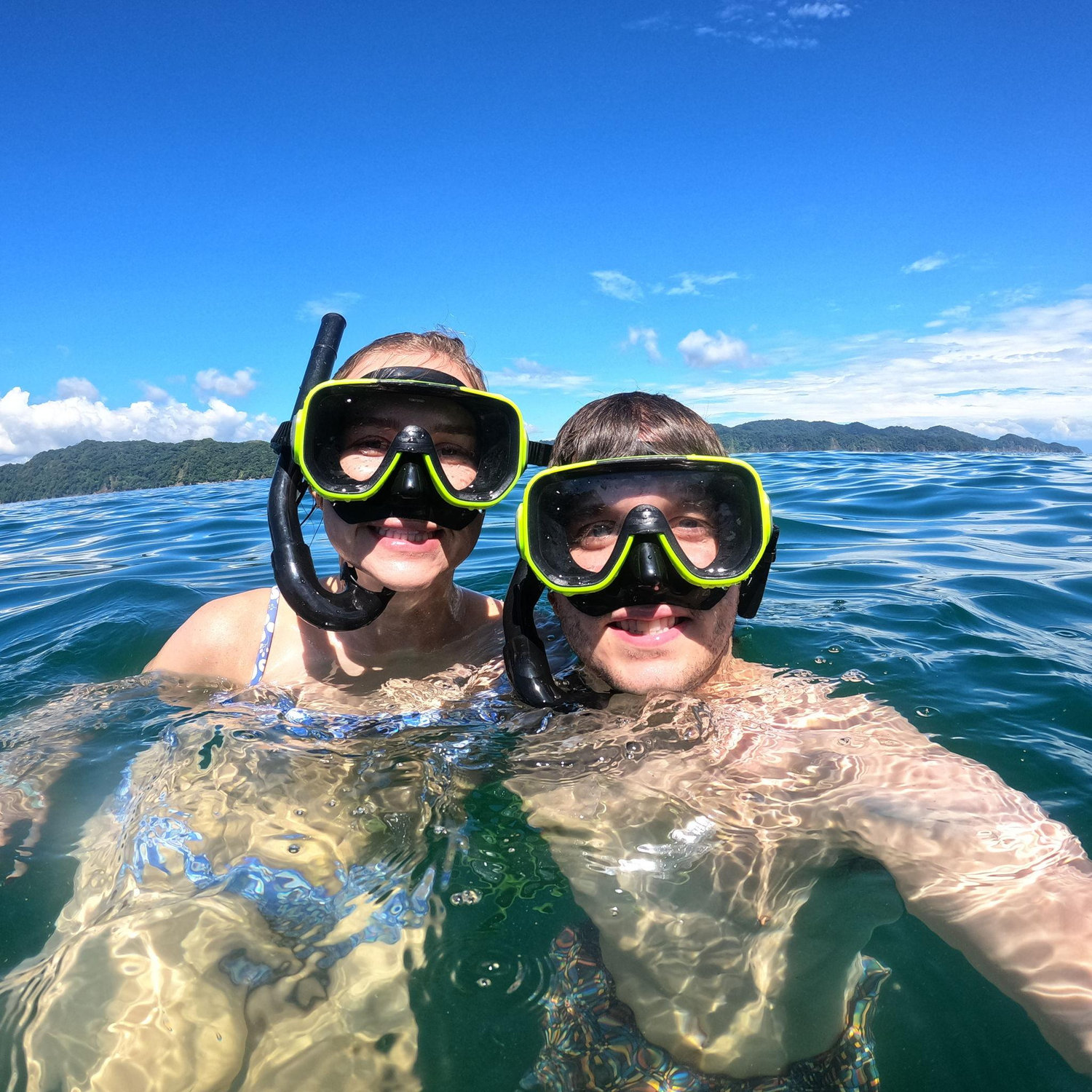 Snorkeling in Montezuma.