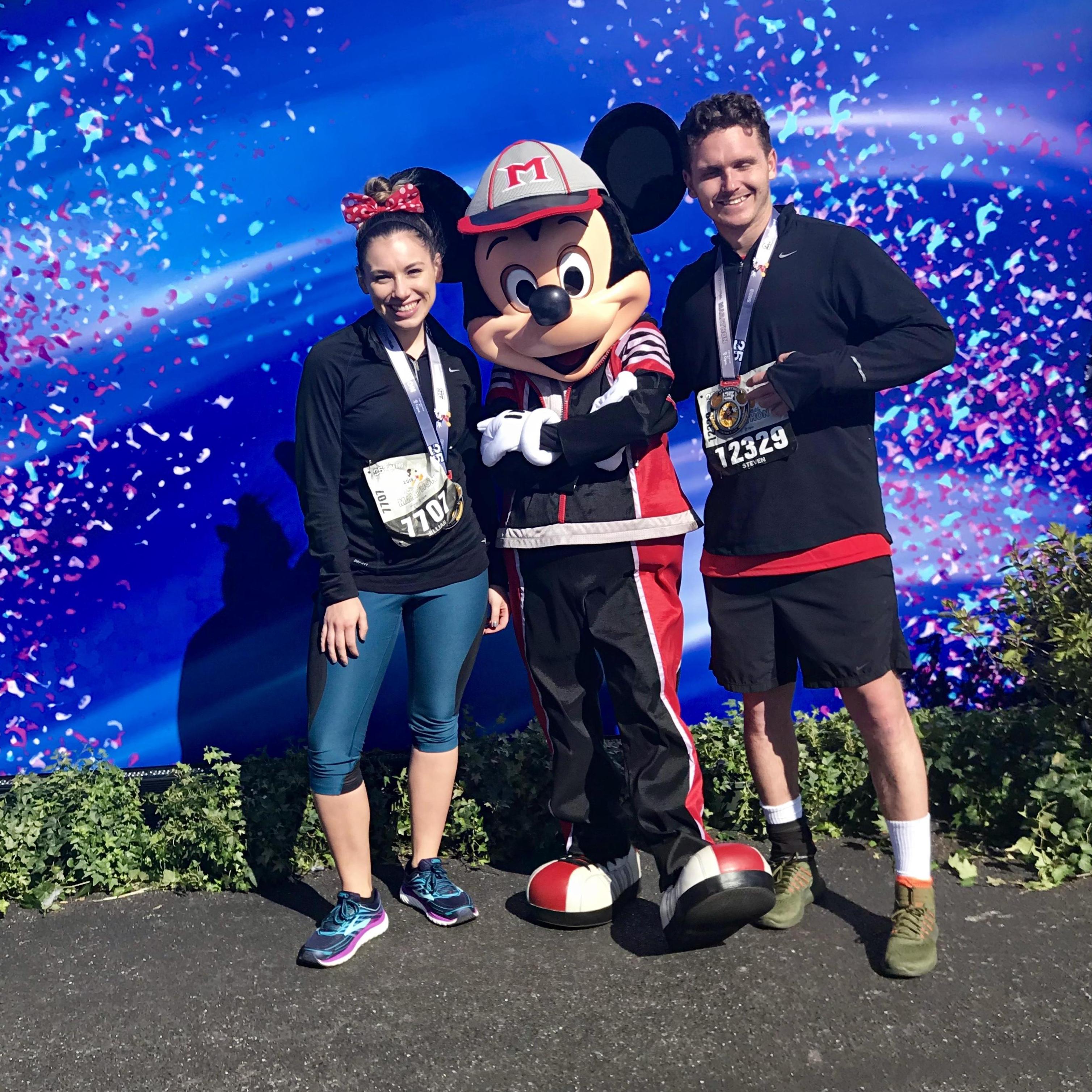 Our first (and only) marathon in Disney!
