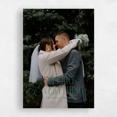 Hunter, Green Holiday Card - Wyndham