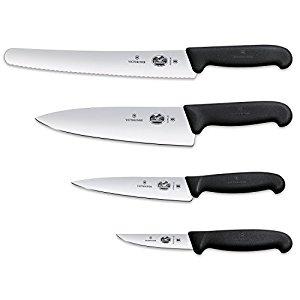 Victorinox 4-Piece Knife Set with Fibrox Handles