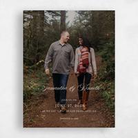 Green Wedding Save the Date - Venado Photo