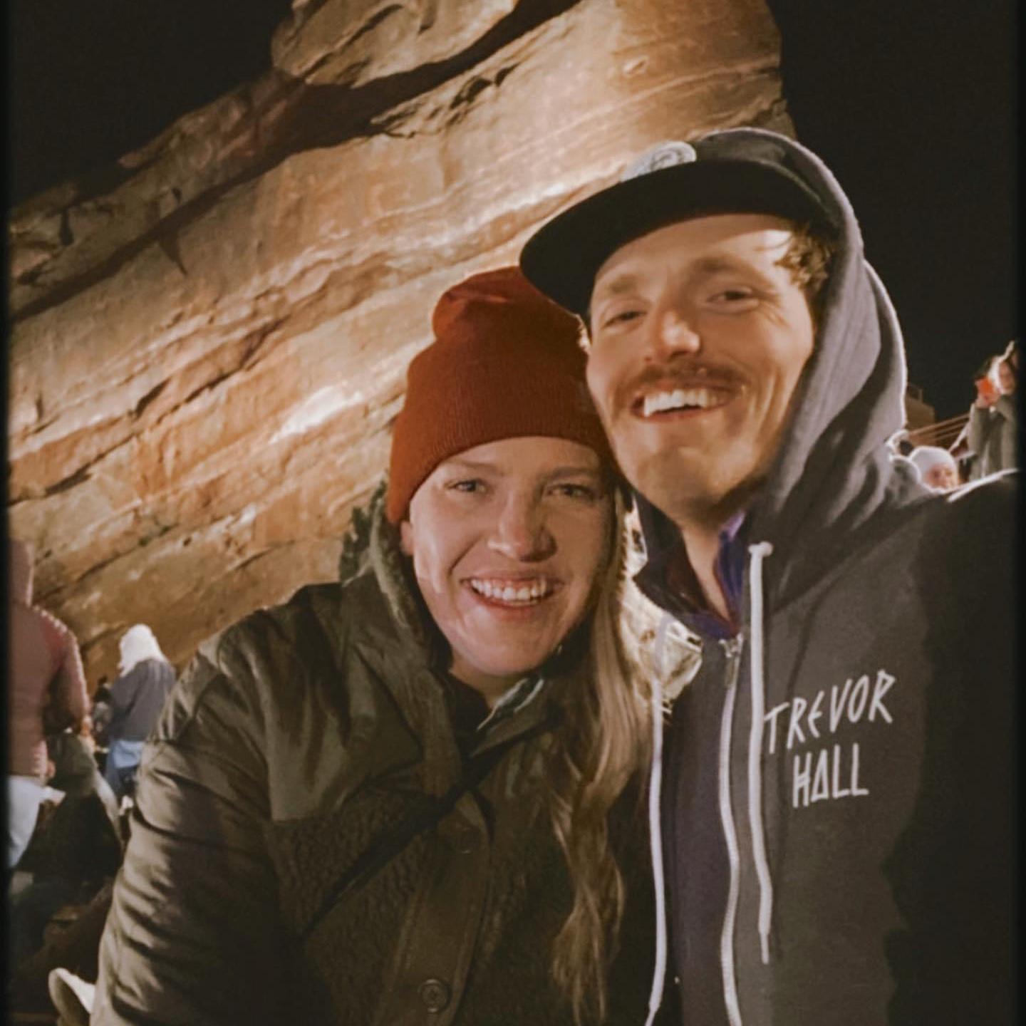 one of many cold red rocks shows :)