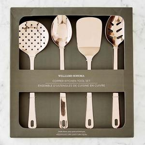 Copper Utensils, Set of 4