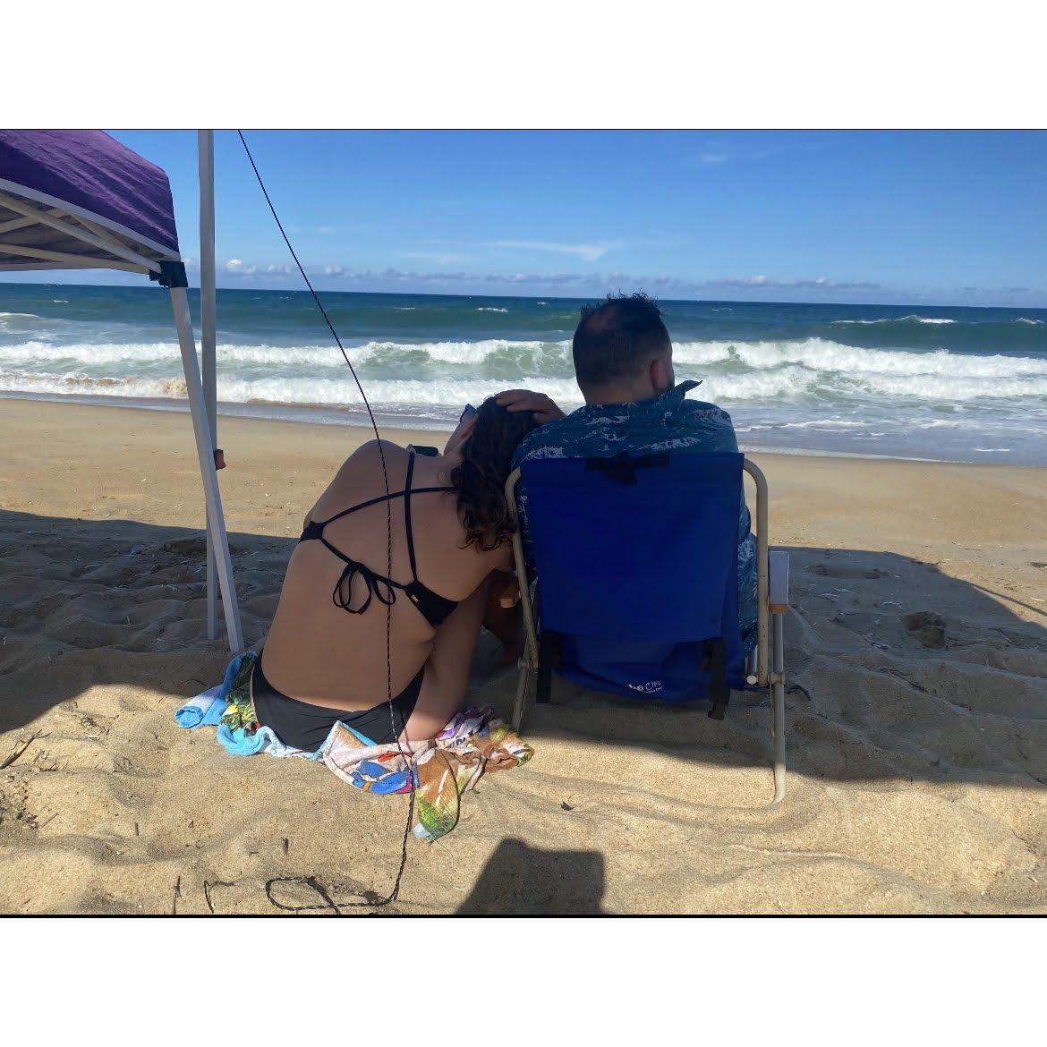 Kate's brother snapped this photo at OBX.