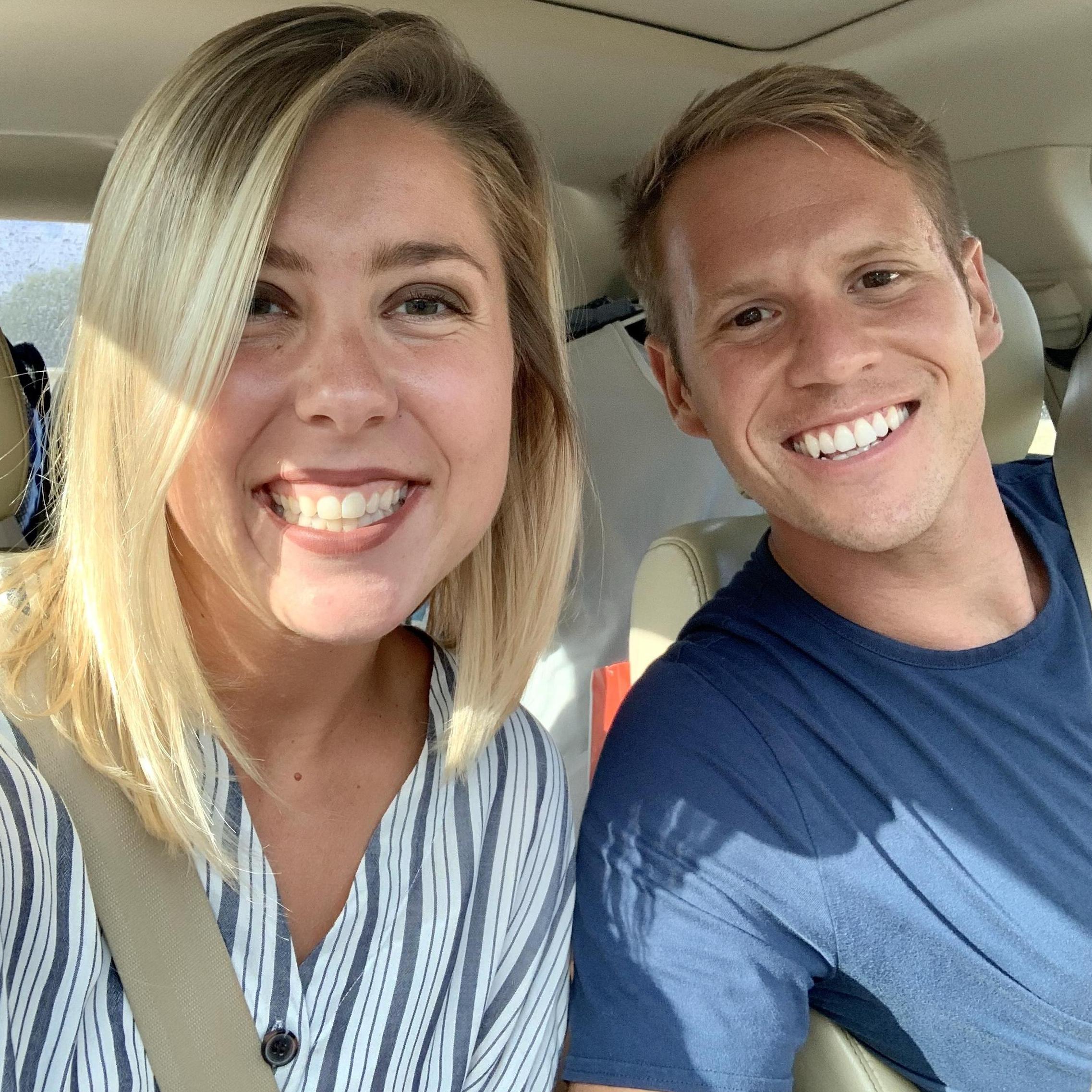 Birthday car selfie