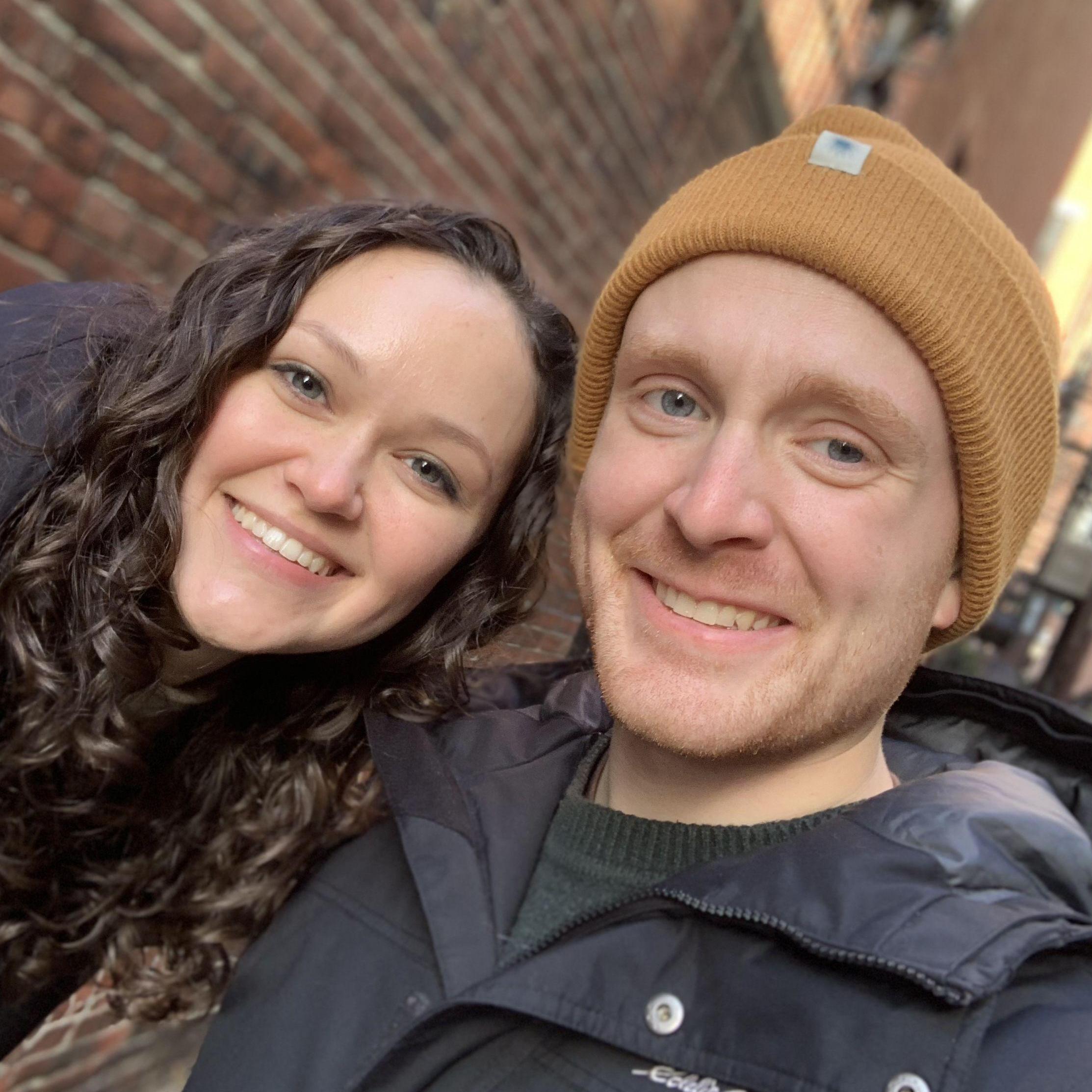 Celebrating our 3 month dating anniversary in Beacon Hill, Boston, MA