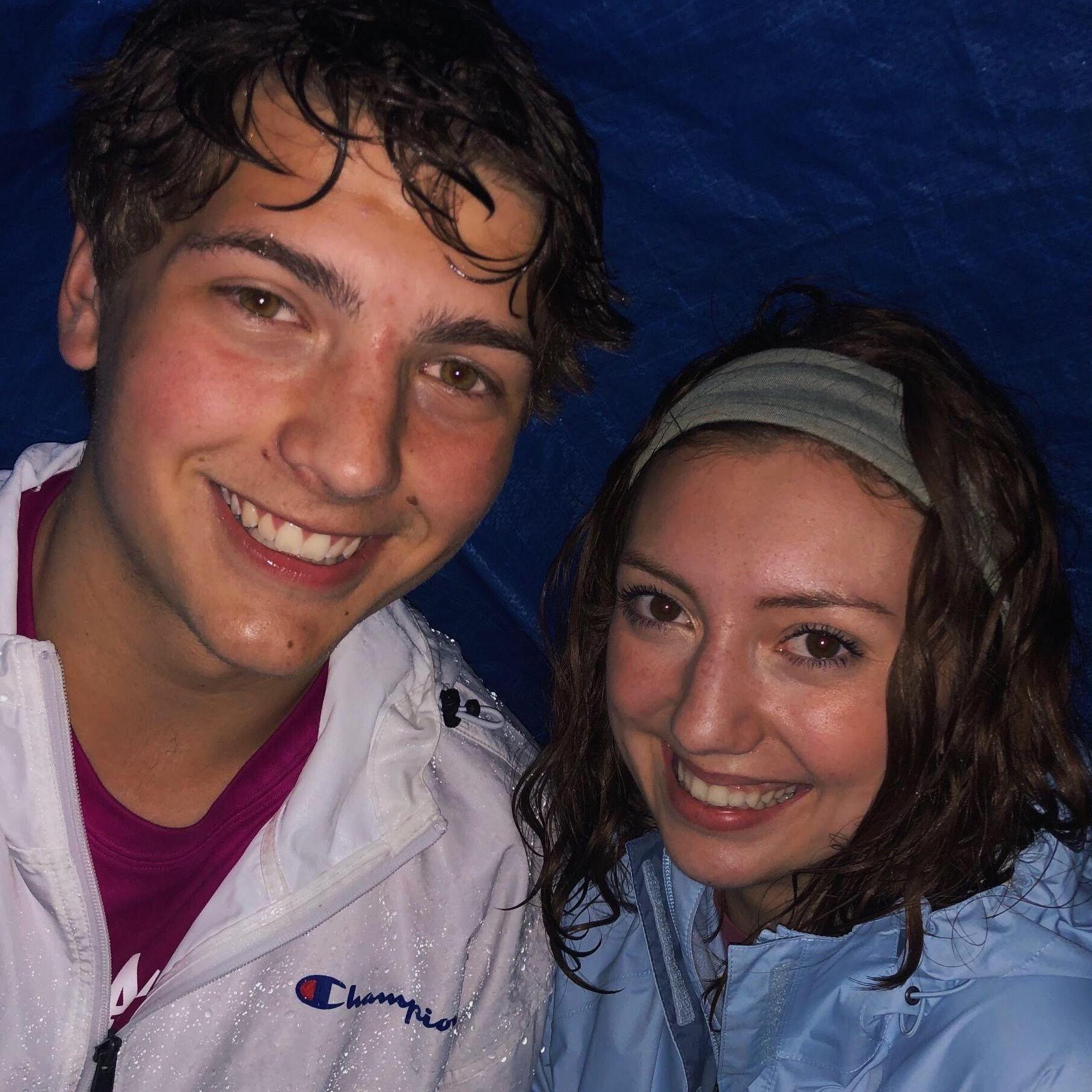April 2019 - Rainy earth day hike where we said "I love you" for the first time on the way down.