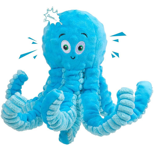 Dog Toys for Aggressive Chewers Squeaky Dog Toys Octopus-Tug of War Dog Toys for Large Breed Tough Interactive Stuffed Dog Chew Toys for Puppies Small & Large Dogs