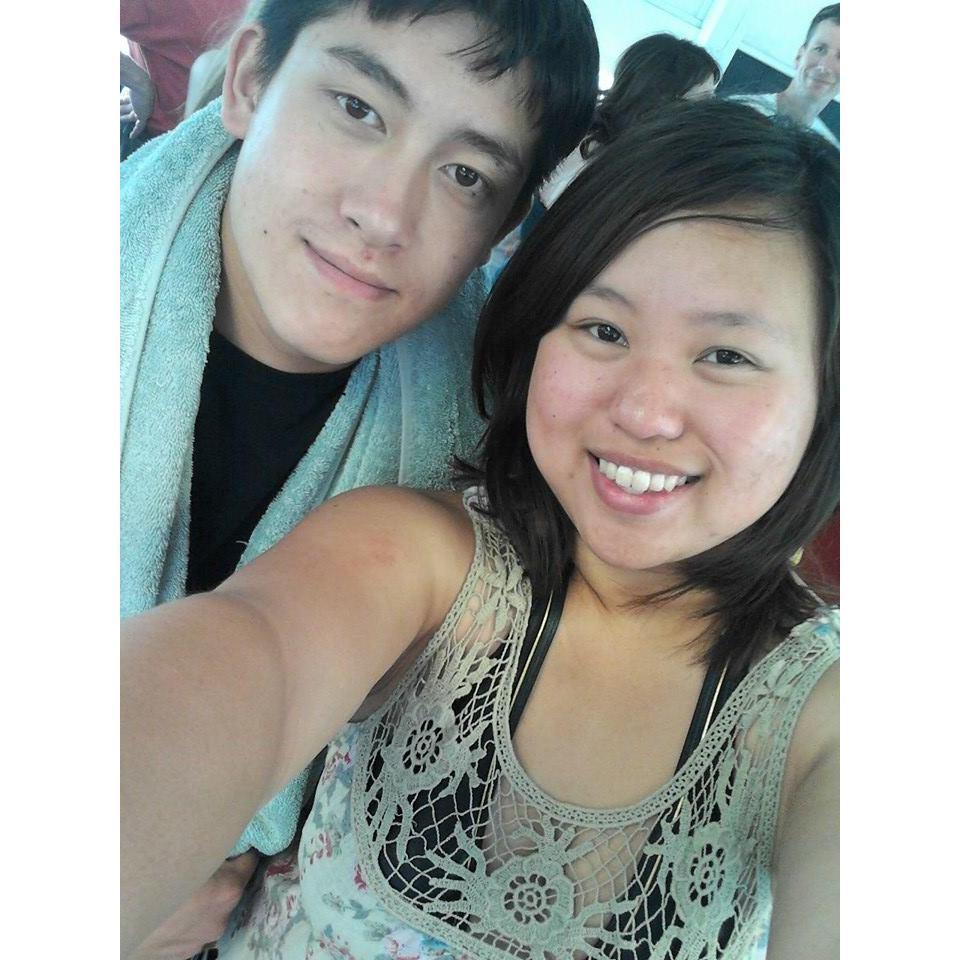 One of our many Valleyfair trips together.