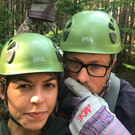 Ziplining in Skagway, Alaska 2018