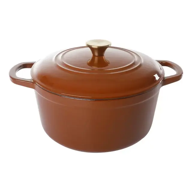 Our Table™ 6 qt. Enameled Cast Iron Dutch Oven in Cedarwood