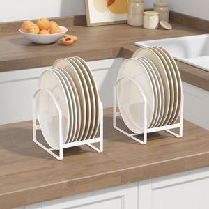 Plate Holder Organizer for Cabinet