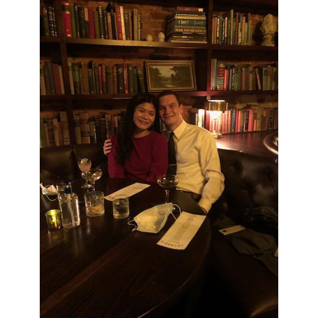 Our second date! We first met during Michelle's first year of medical school and Joe's second volunteering in a community garden. It took COVID and year of chance encounters to brings us together.