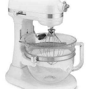 KitchenAid® Professional 6500 Design Series Stand Mixer, Frosted Pearl White