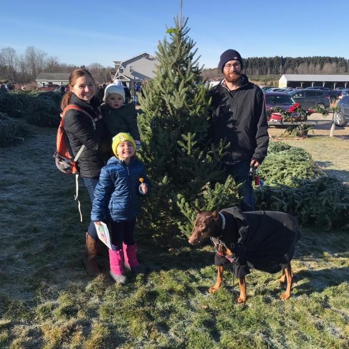 Family Christmas Tree Shopping 2019