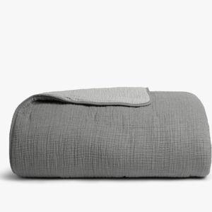 Organic Cloud Cotton Quilt (Steel and Smoke) Size Full/Queen