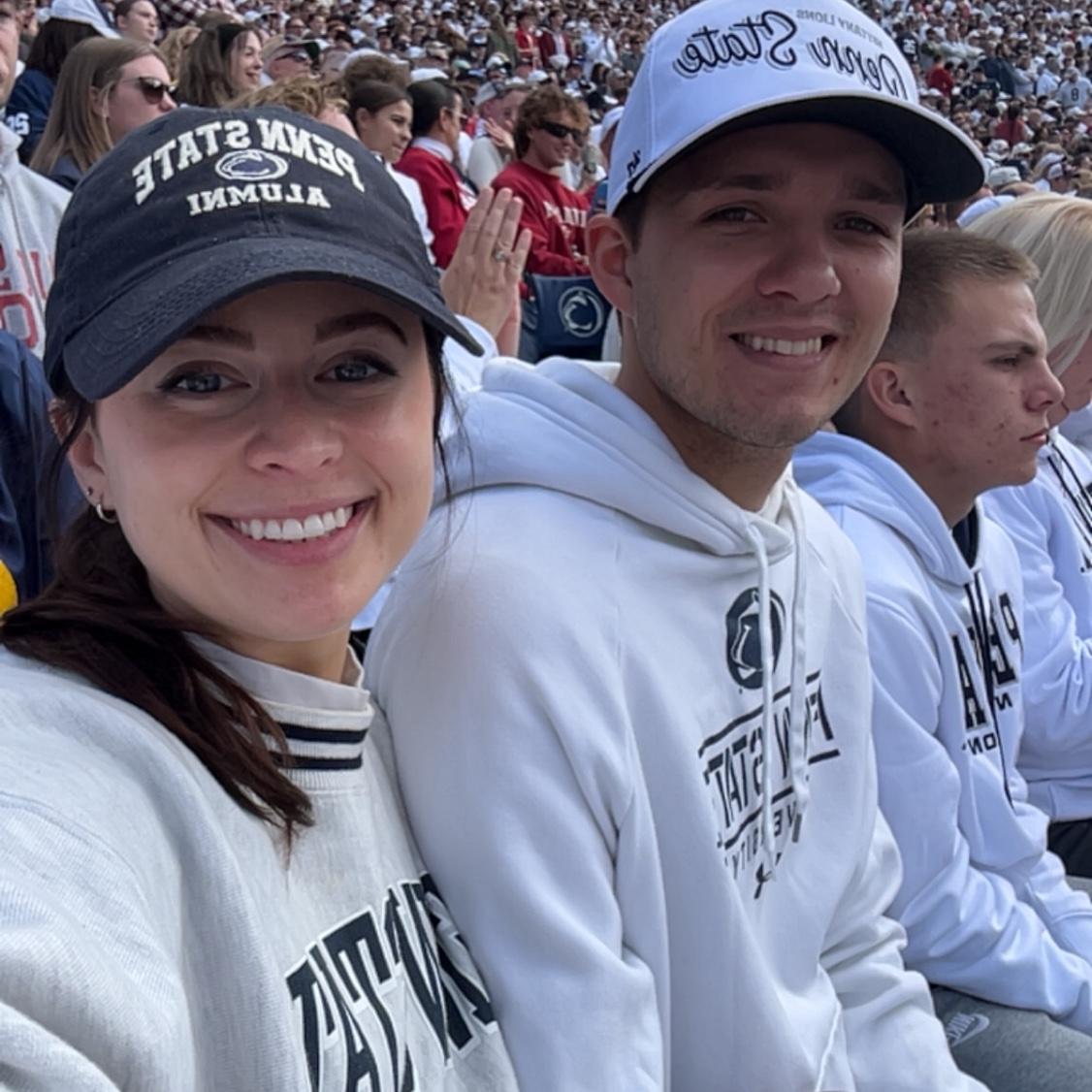 Still two loyal fans even though PSU has been testing them