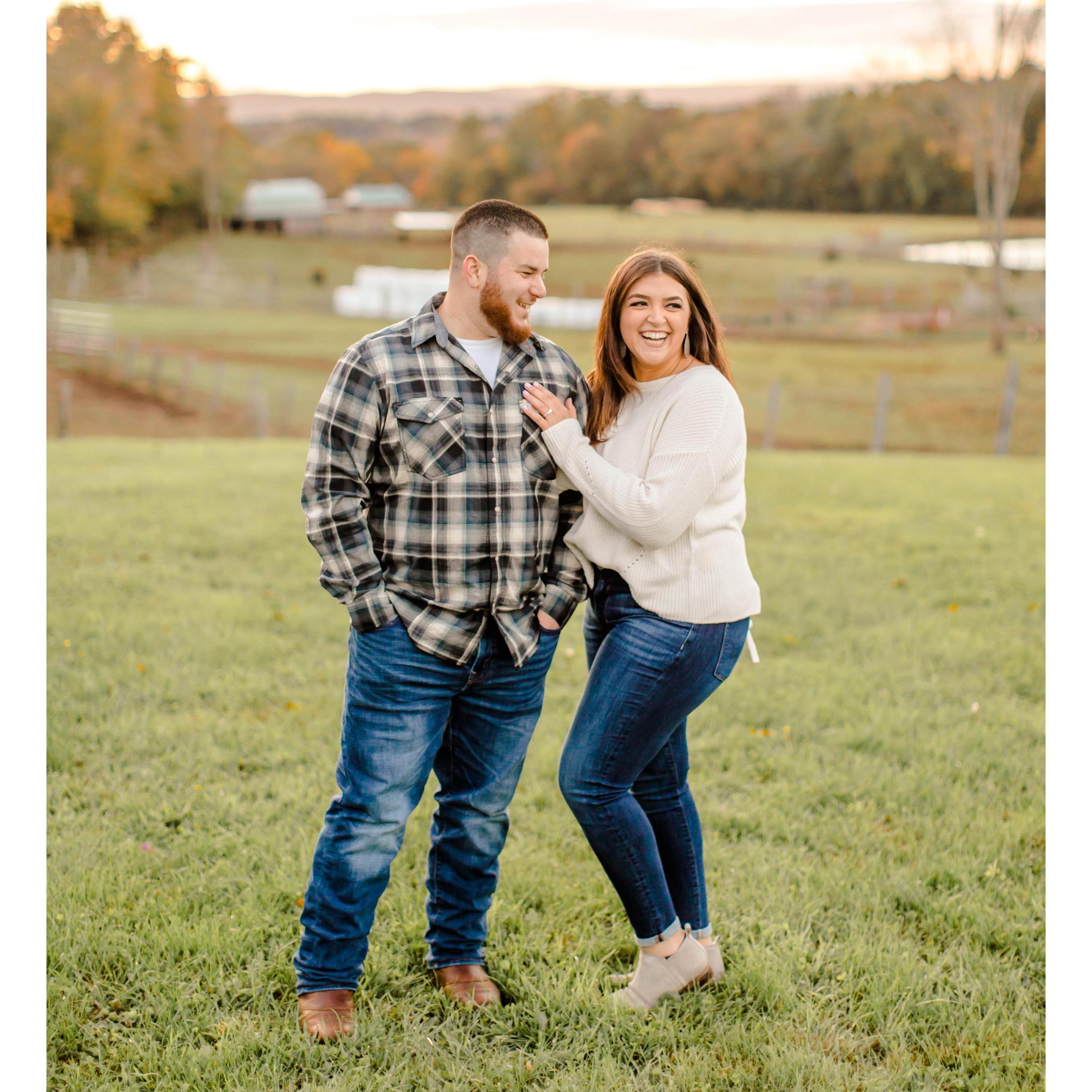 Another one from our engagement shoot on the 3B farm.
