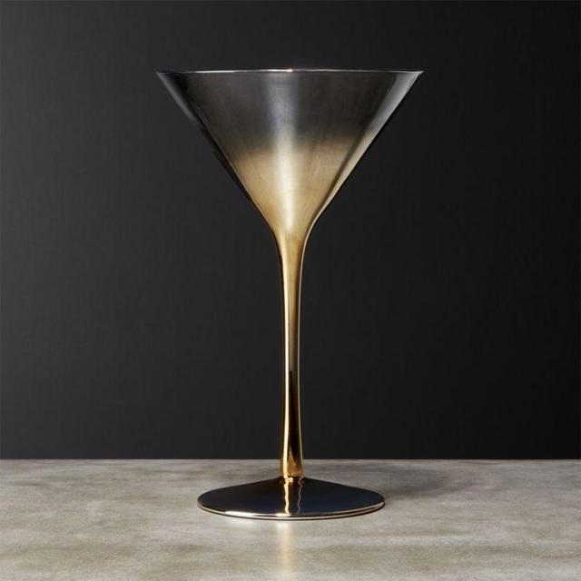 Irina Gold Martini Glass