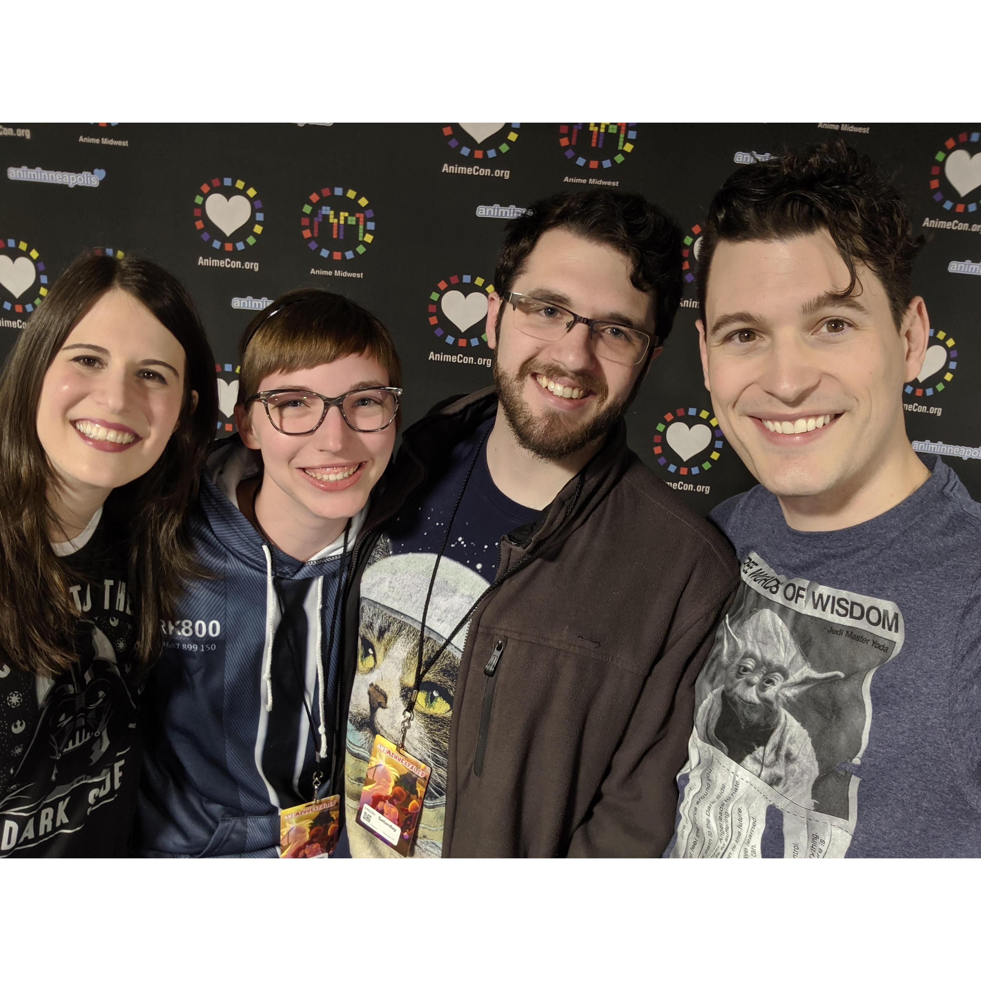 We met these video game legends at a convention in 2019. It was amazing!