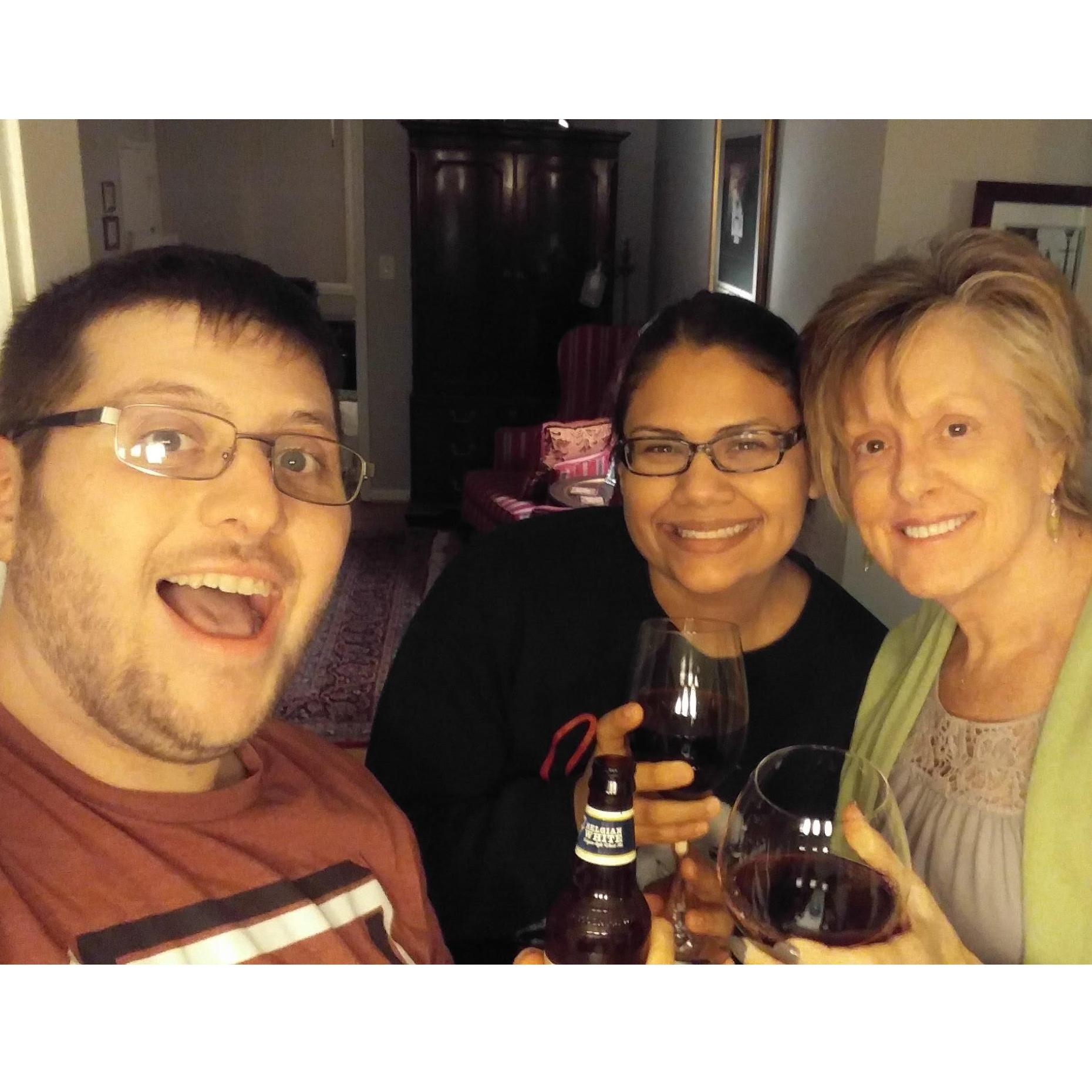 Emily's mom Susan picked us up from the Atlanta Airport and let us stay over and have drinks with her while on our layover before going to Punta Cana, Dominican Republic!