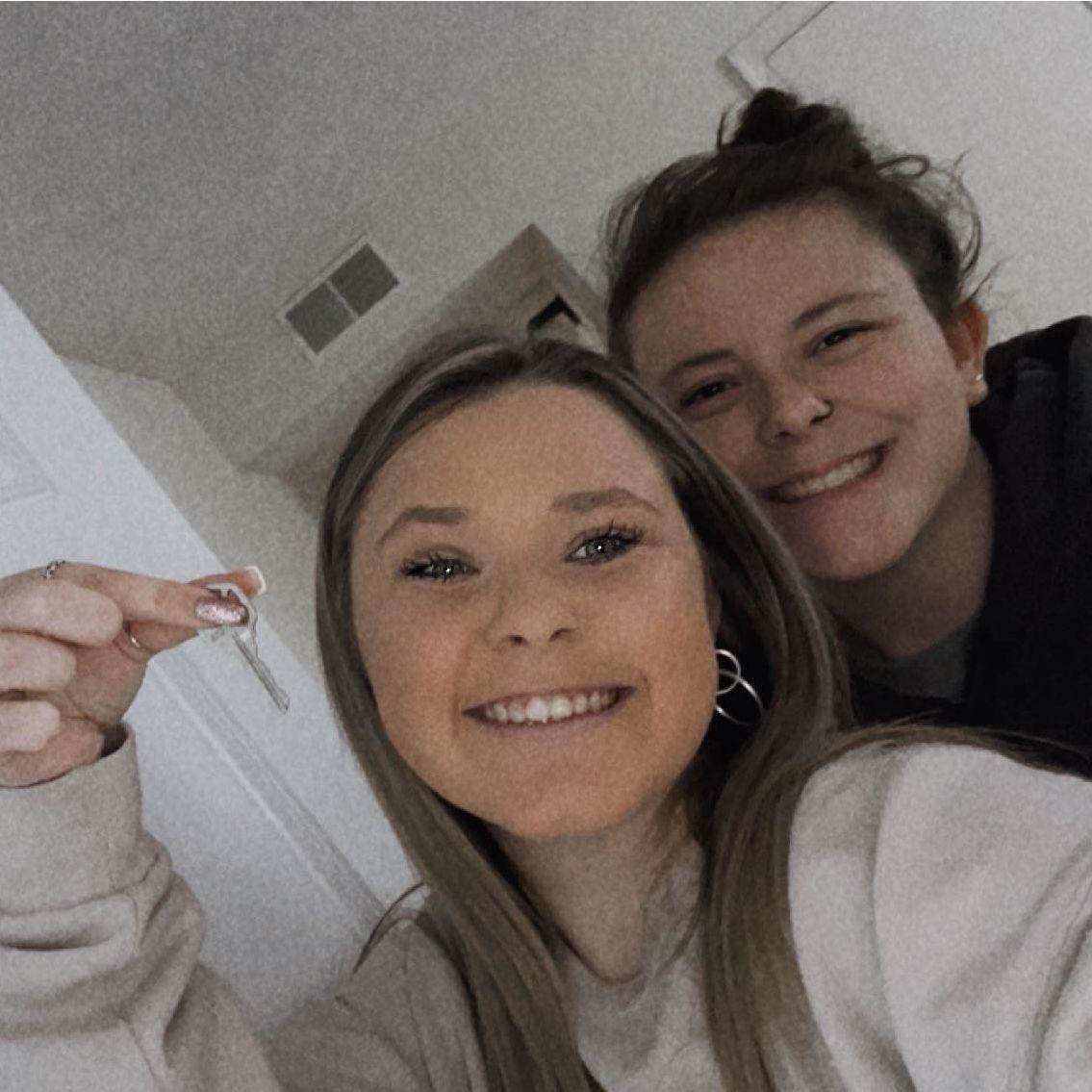 Feburary 2023: First day in our new little home! Home is wherever we are together ♡