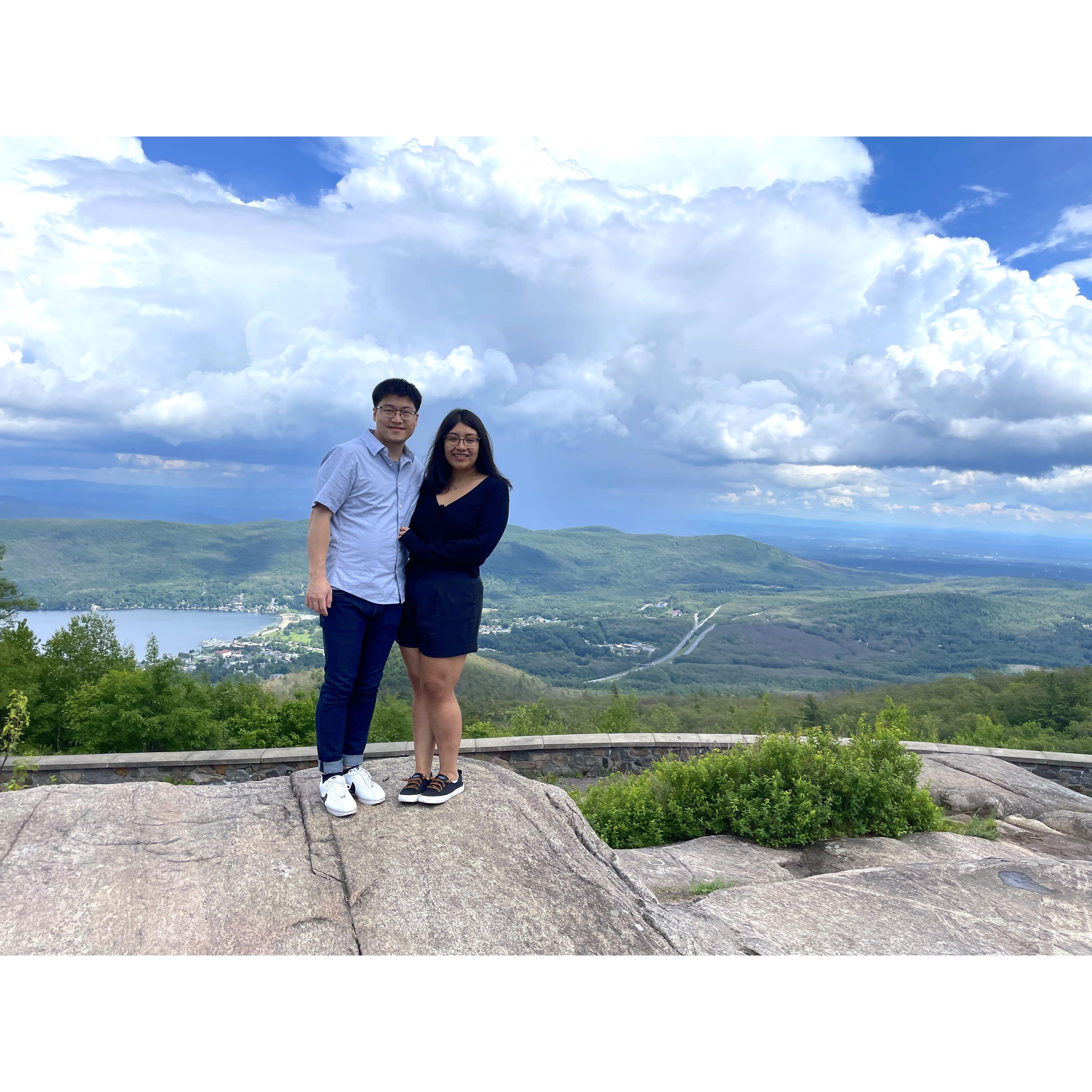 We drove up there -Will