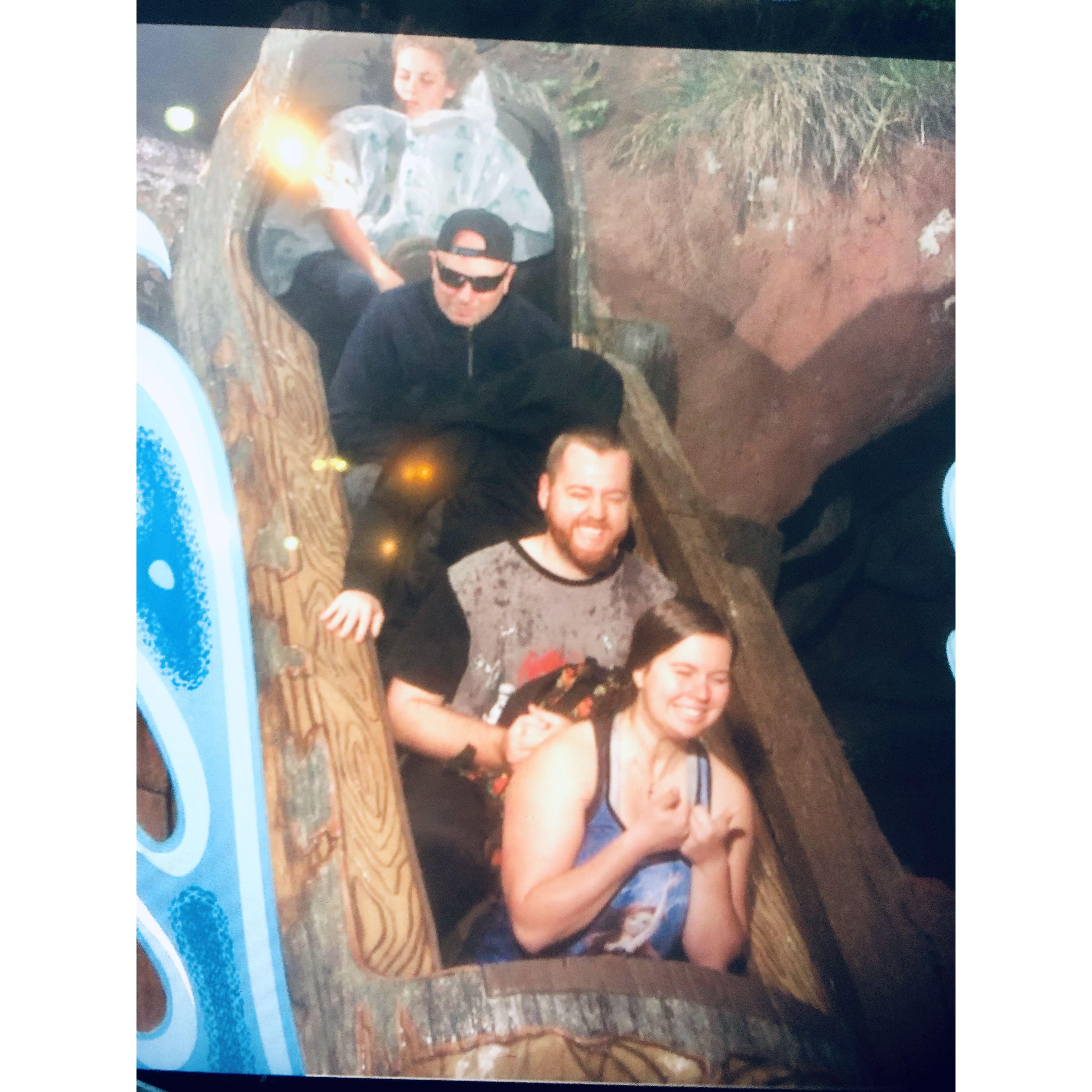 Countless hours spent on Sabrina's favorite ride, forcing others to hide in hopes they would stay dry. Can you find Sandi?