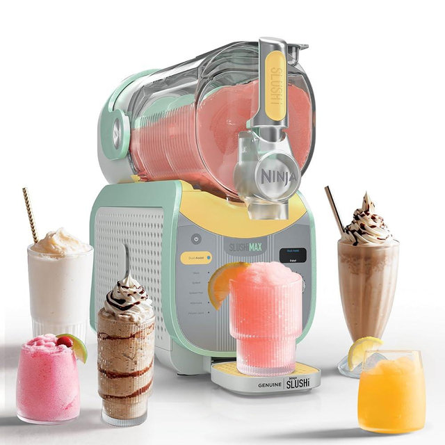 Ninja SLUSHi Max |  XXL Smart Frozen Drink Maker | Exclusive Smart Technology | Party-Sized 150oz Capacity | No Ice Needed | 6 Programs | Perfect Temp & Texture up to 12 hours | Mint | FS605IV