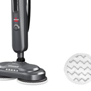 BISSELL Spinwave SmartSteam All-in-One Scrubbing and Sanitizing Electric Hard Floor Steam Mop w/LED Headlights & Swivel Steering 3897A
