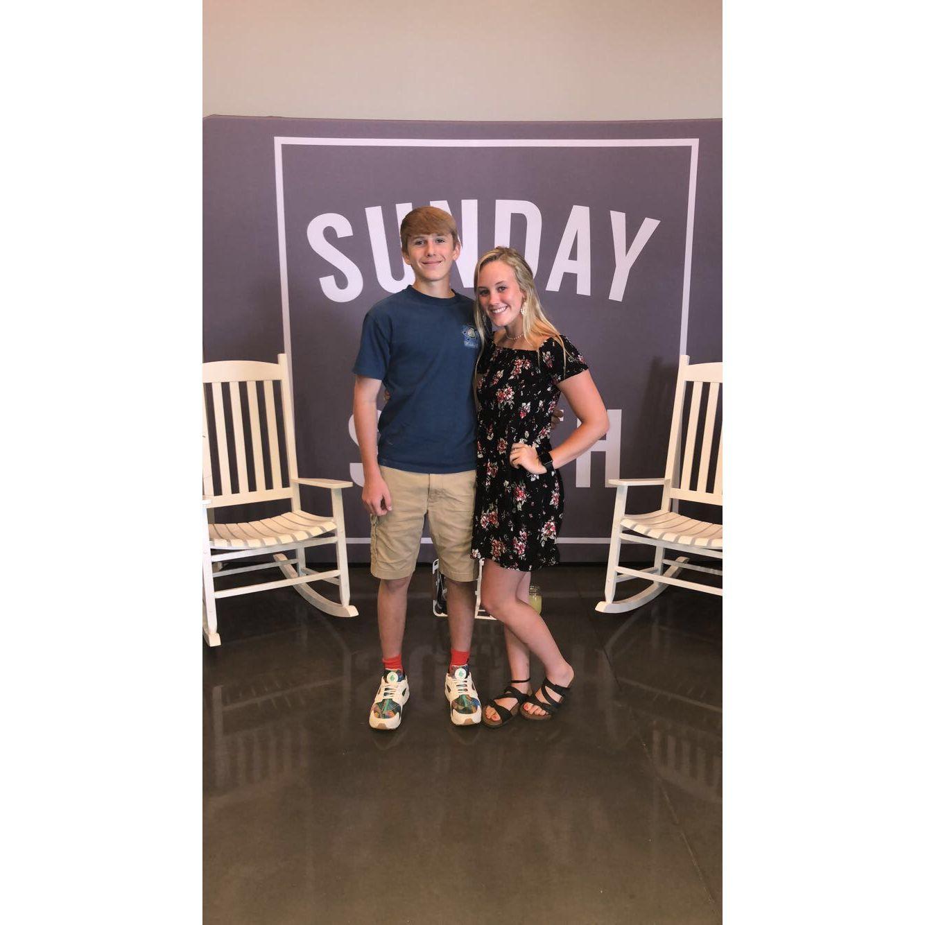 Our first picture ever together!