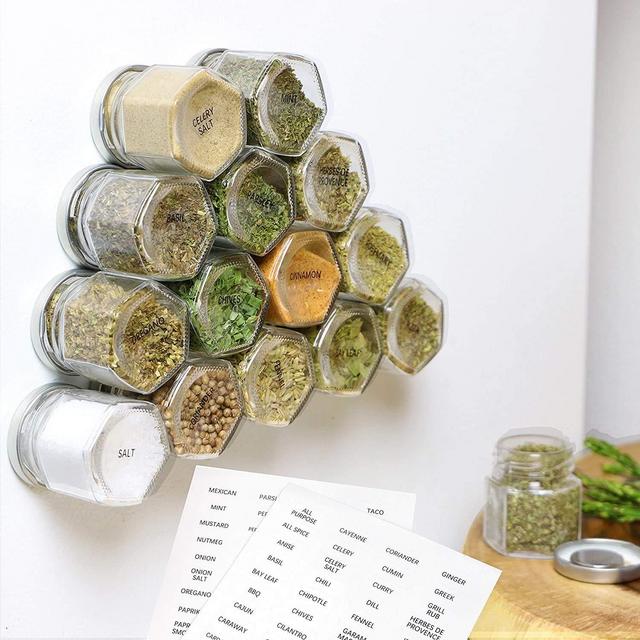 Magnetic Spice Jars