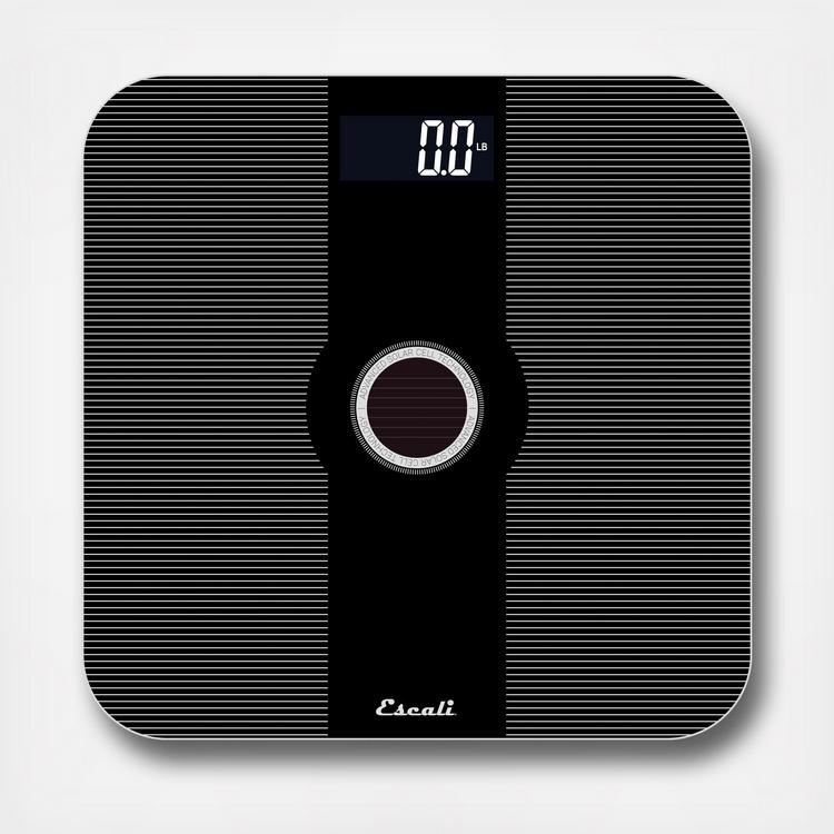 Escali, Solar and USB Charging Bathroom Scale Zola