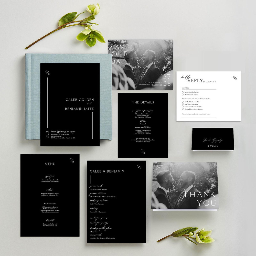 Merick Photo | White | Zola Save The Dates