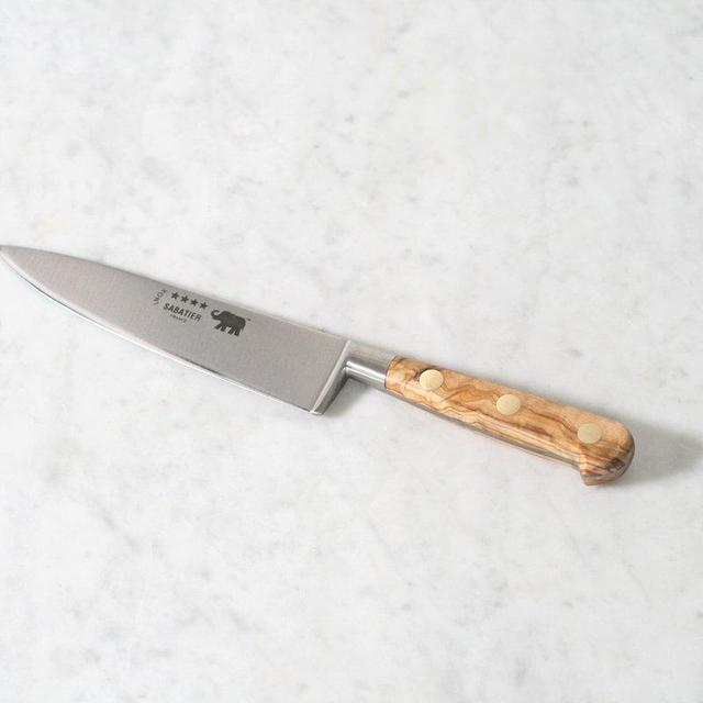 Sabatier 6" Chef's Knife Stainless Steel with Olivewood Handle