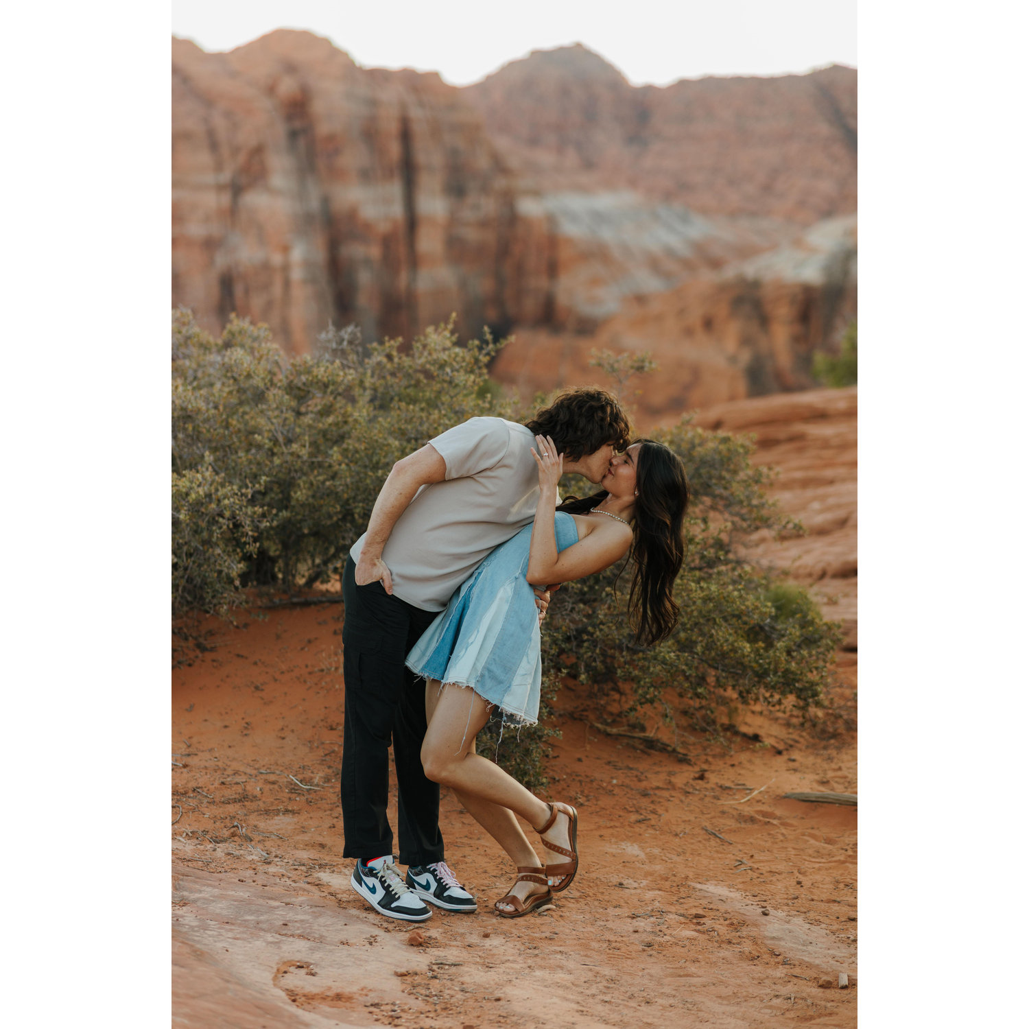 First time taking family pictures as an engaged couple!