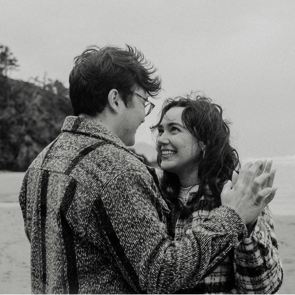 When he popped the question