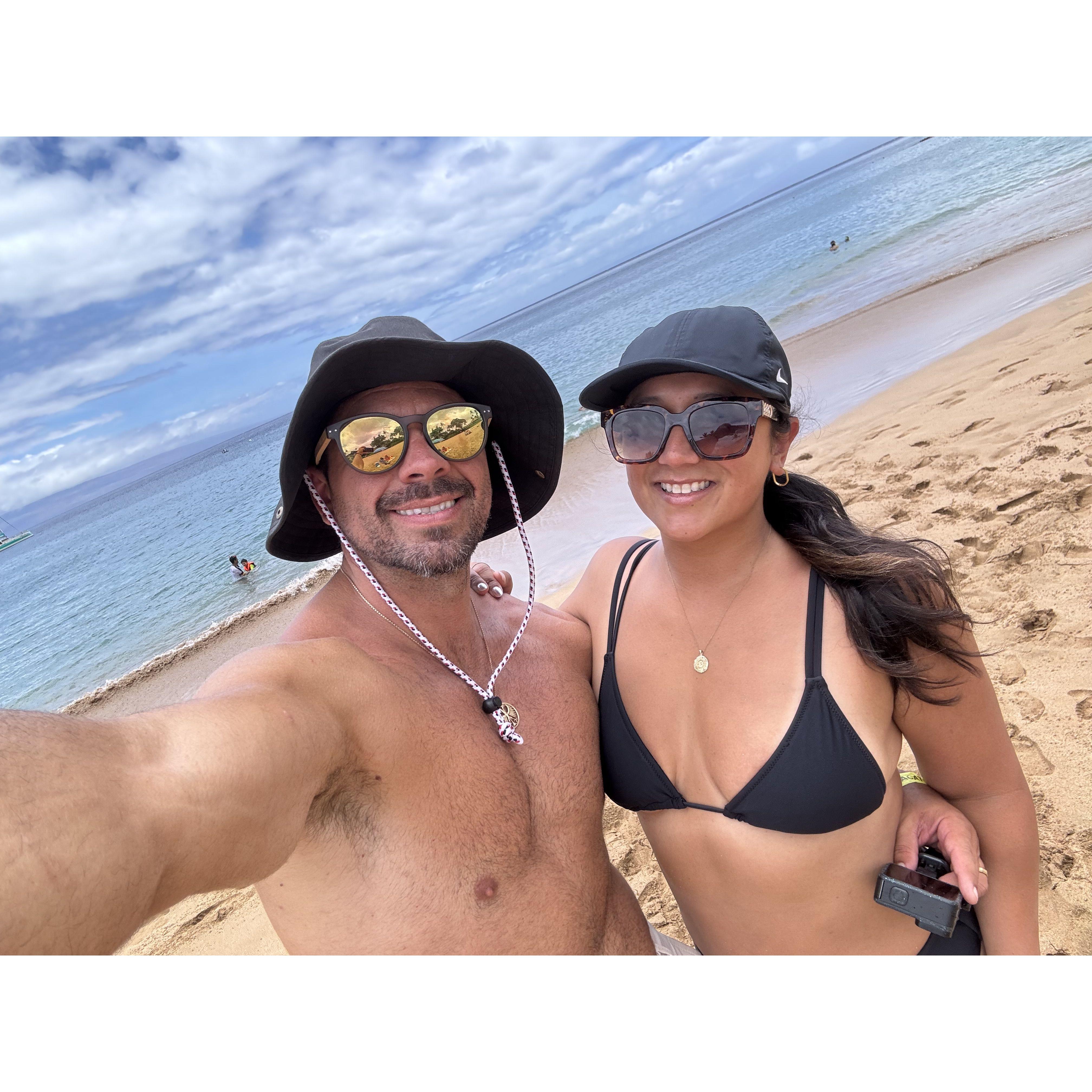 Oahu, Hawaii! We rented a red Hummer and drove around the entire island! So many laughs and so many memories!