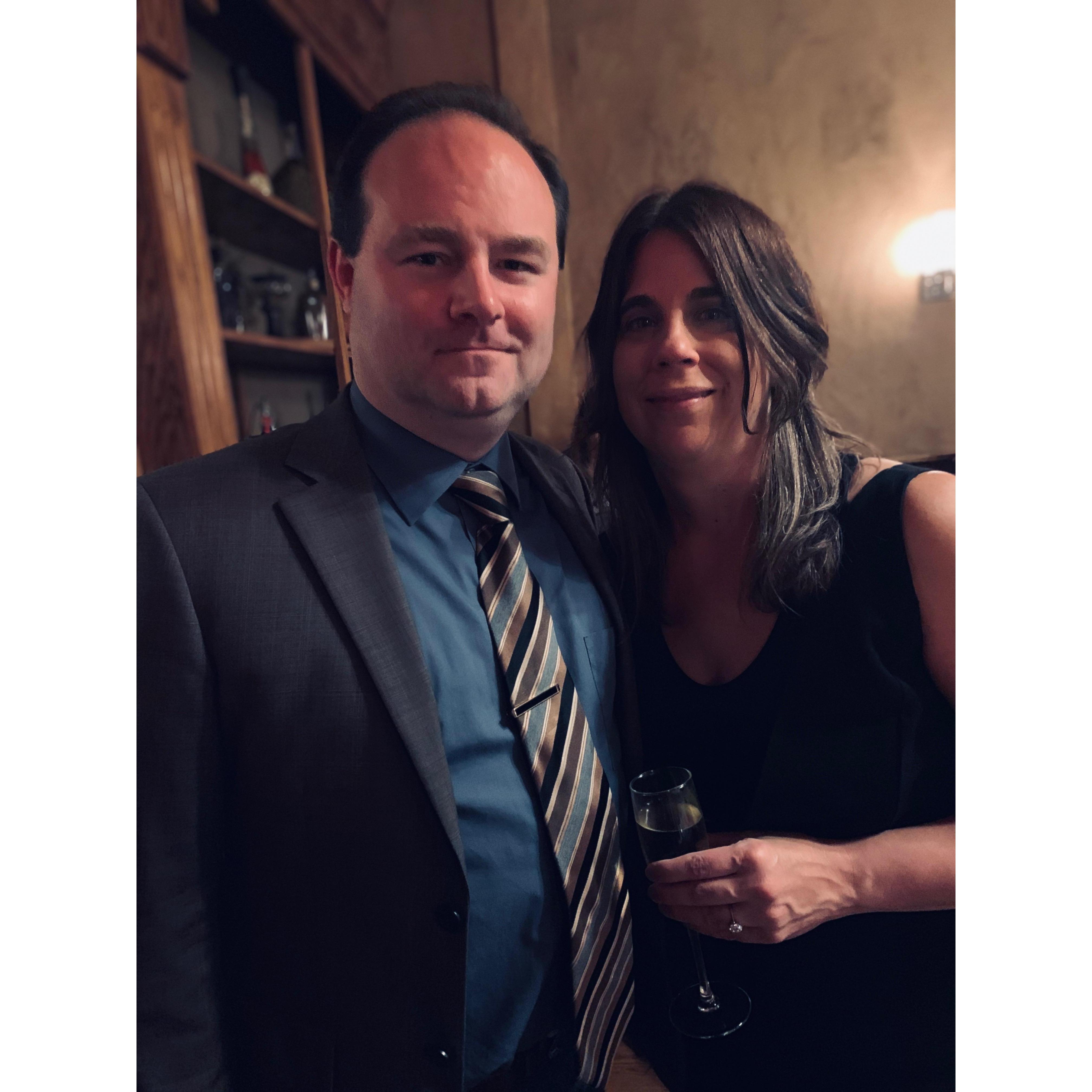 Our Rehearsal Dinner at Bella Mia in Midlothian.  What a Beautiful Night to spend with family and friends.