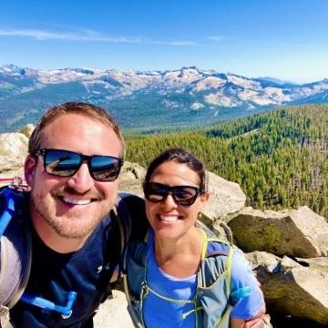 We hiked to Mitchel’s Peak during the pandemic.