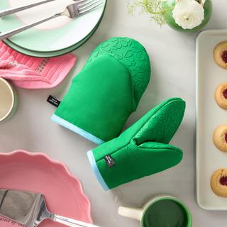 Spade Flower Mini Oven Mitt, Set of 2