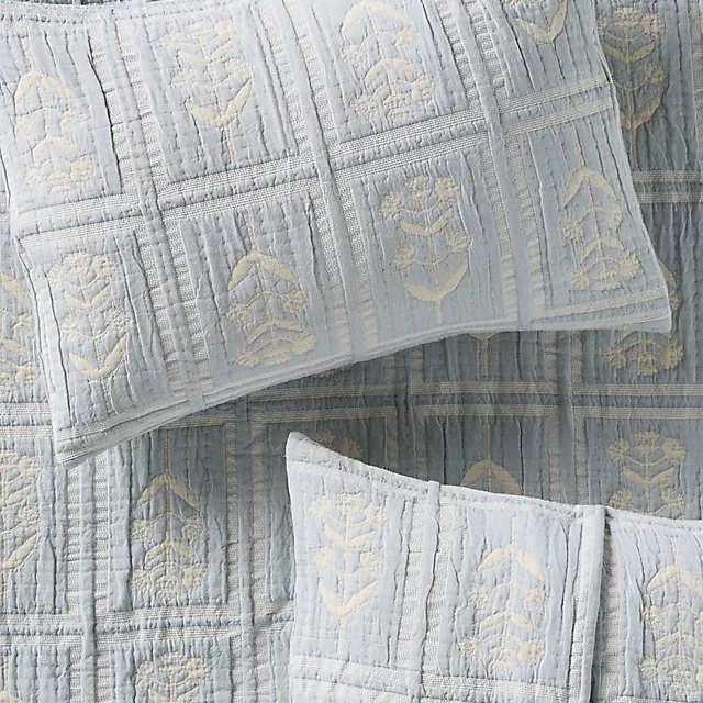 Parker Cotton Floral Woven Shams, Set of 2