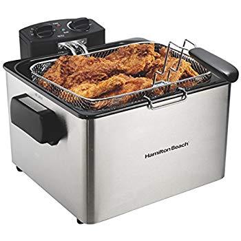 Hamilton Beach (35035) Deep Fryer, With Basket, 4.5 Liter Oil Capacity, Electric, Professional Grade