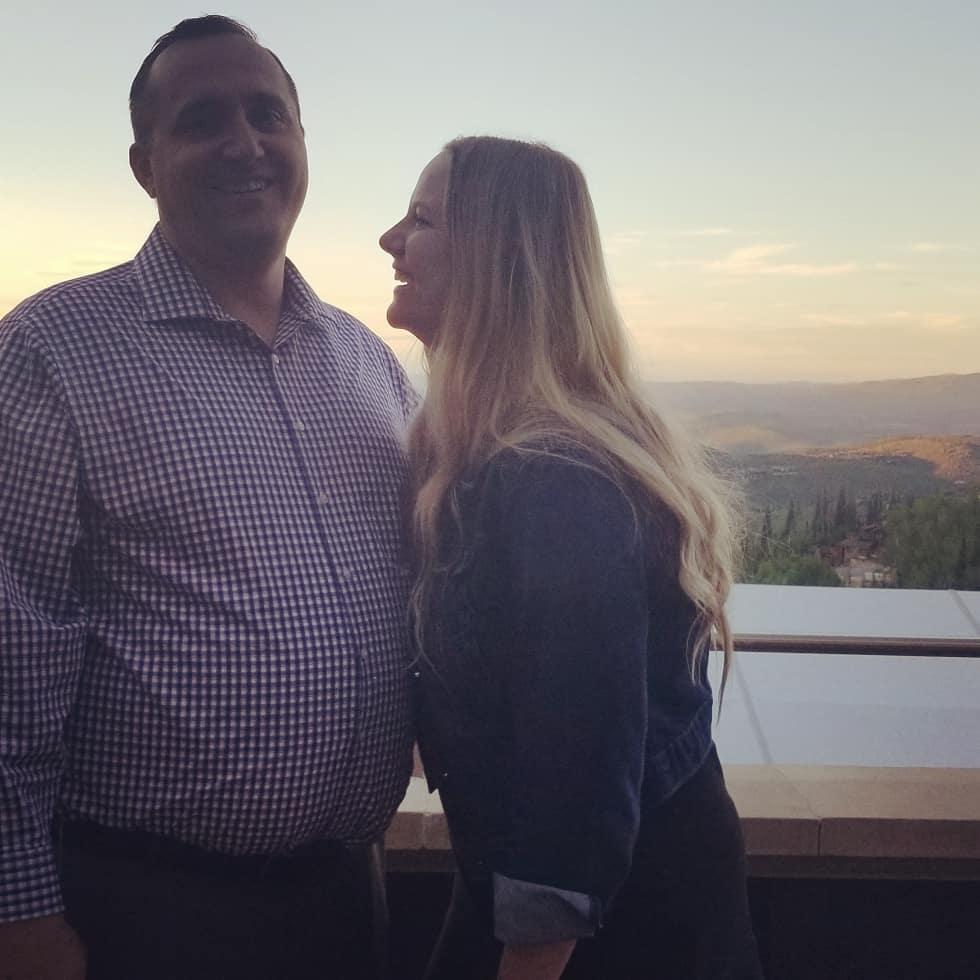 on a date with Jen and Shawn at the Montage