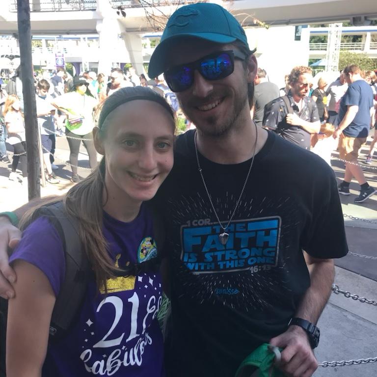 Keithen Surprised Allyssa at Disney for her 21st!