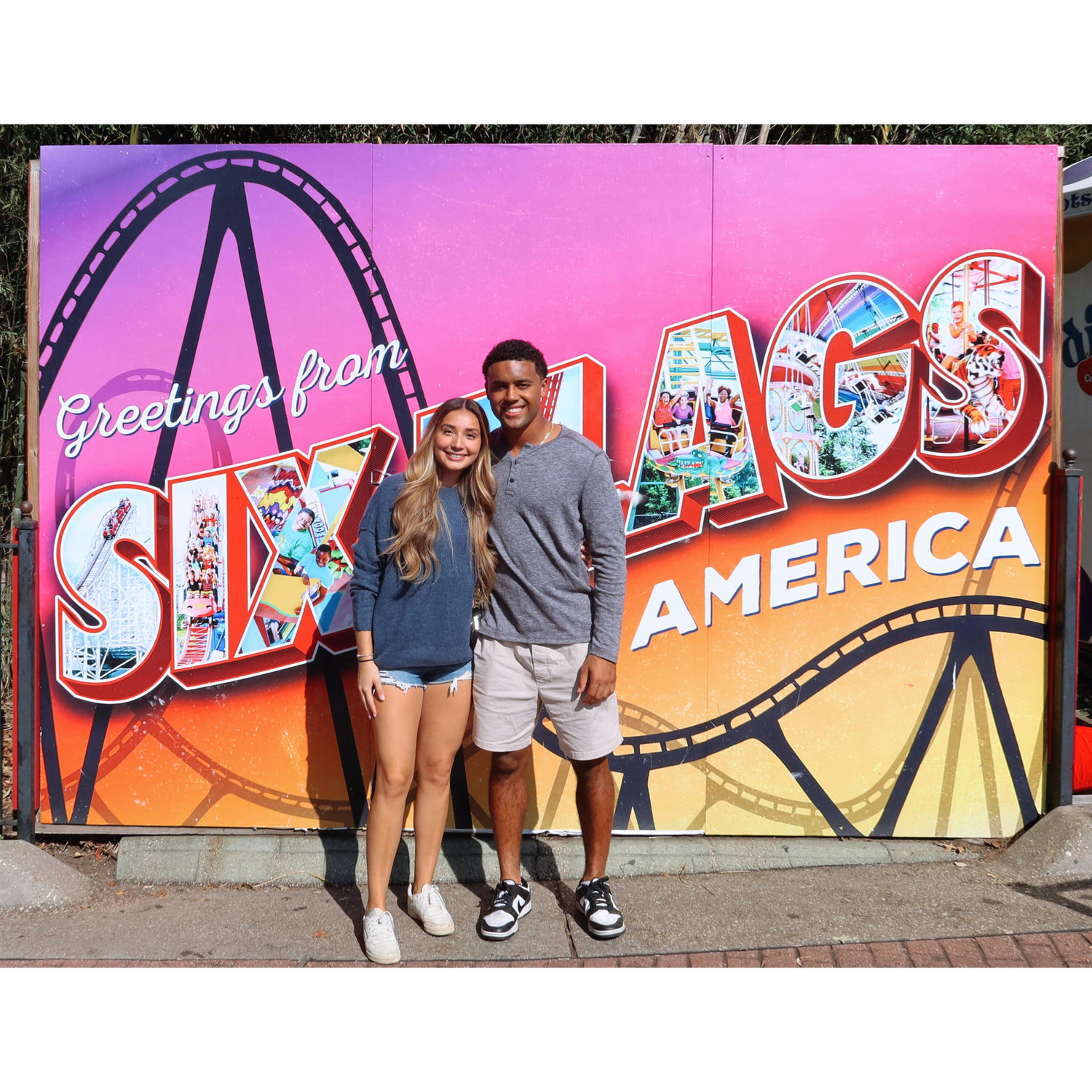 Jaxson's first time at Six Flags